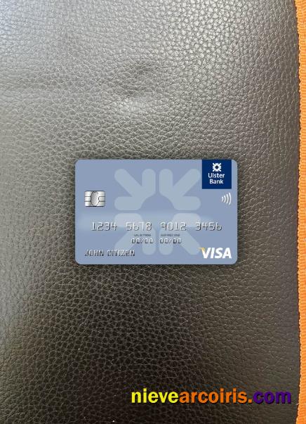 Ireland Ulster Bank Ireland visa card photolook